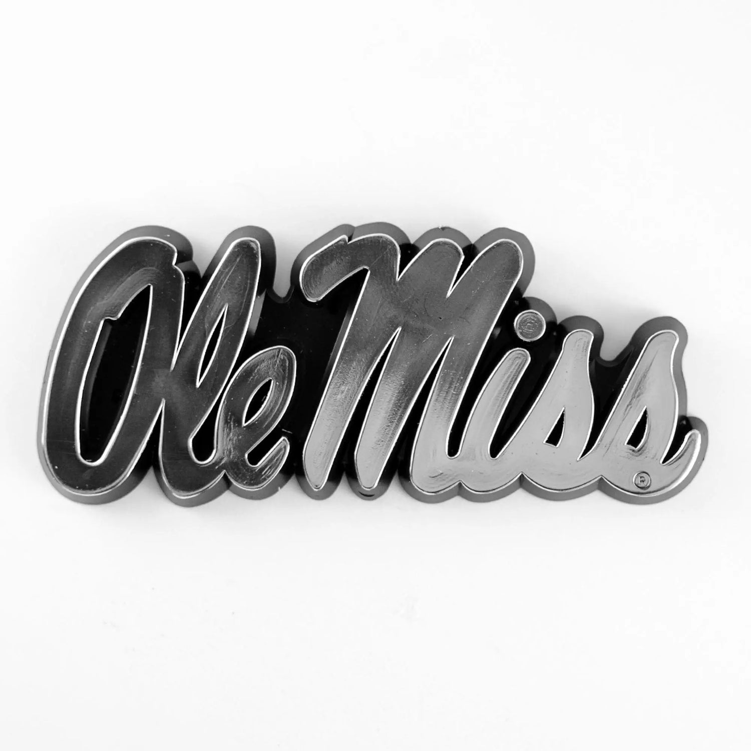 Fanmats Ole Miss Rebels Molded Chrome Emblem - PinkPro Beauty Supply