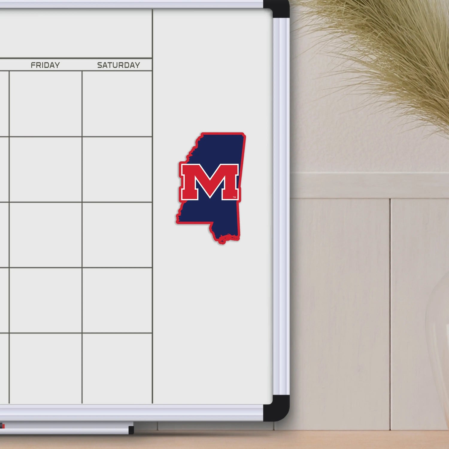 Fanmats Ole Miss Rebels State Shape Decal Fanmats