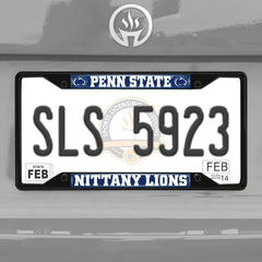 Fanmats Penn State Nittany Lions License Plate Frame - Black Fanmats