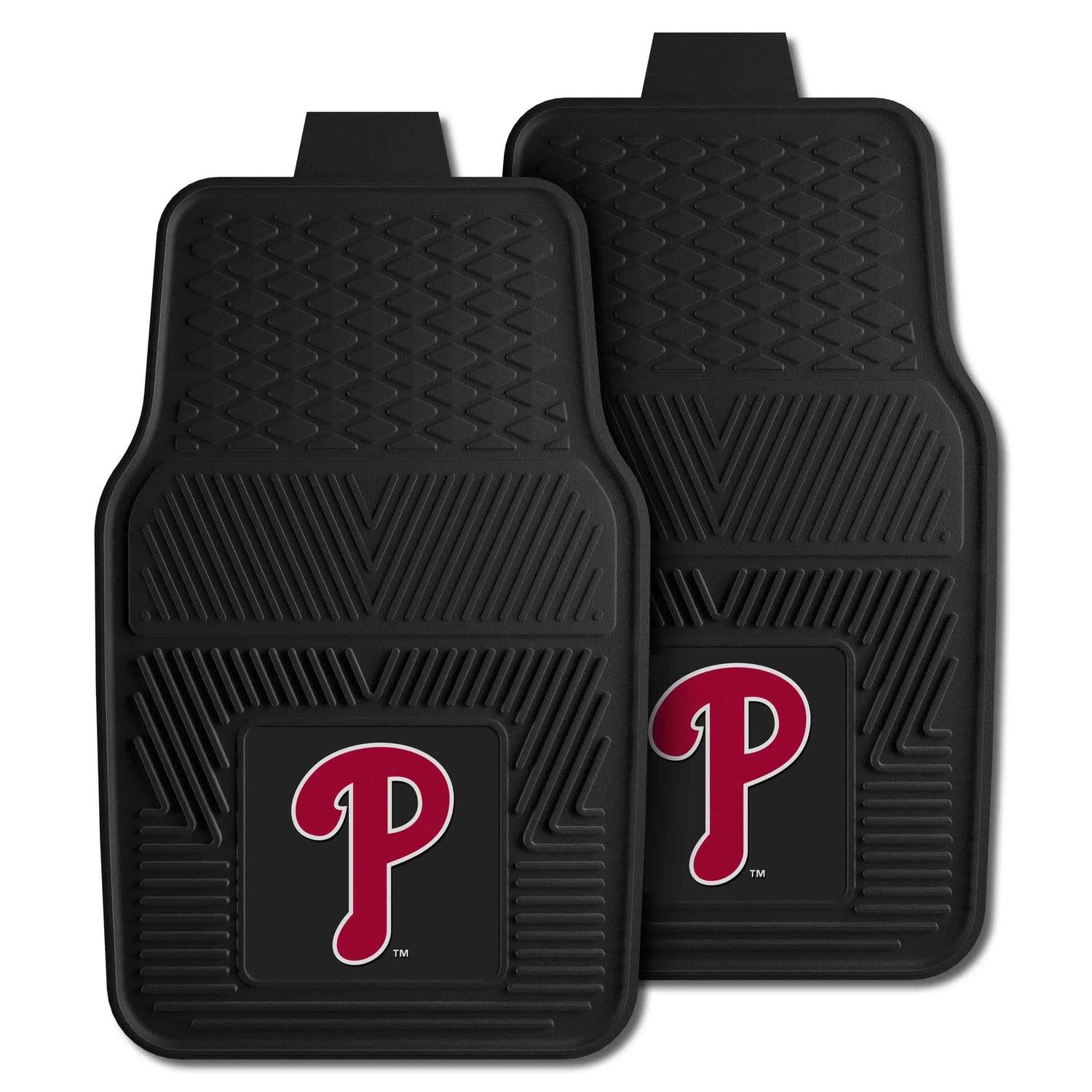 Fanmats Philadelphia Phillies 2pc Vinyl Car Mat Set Fanmats