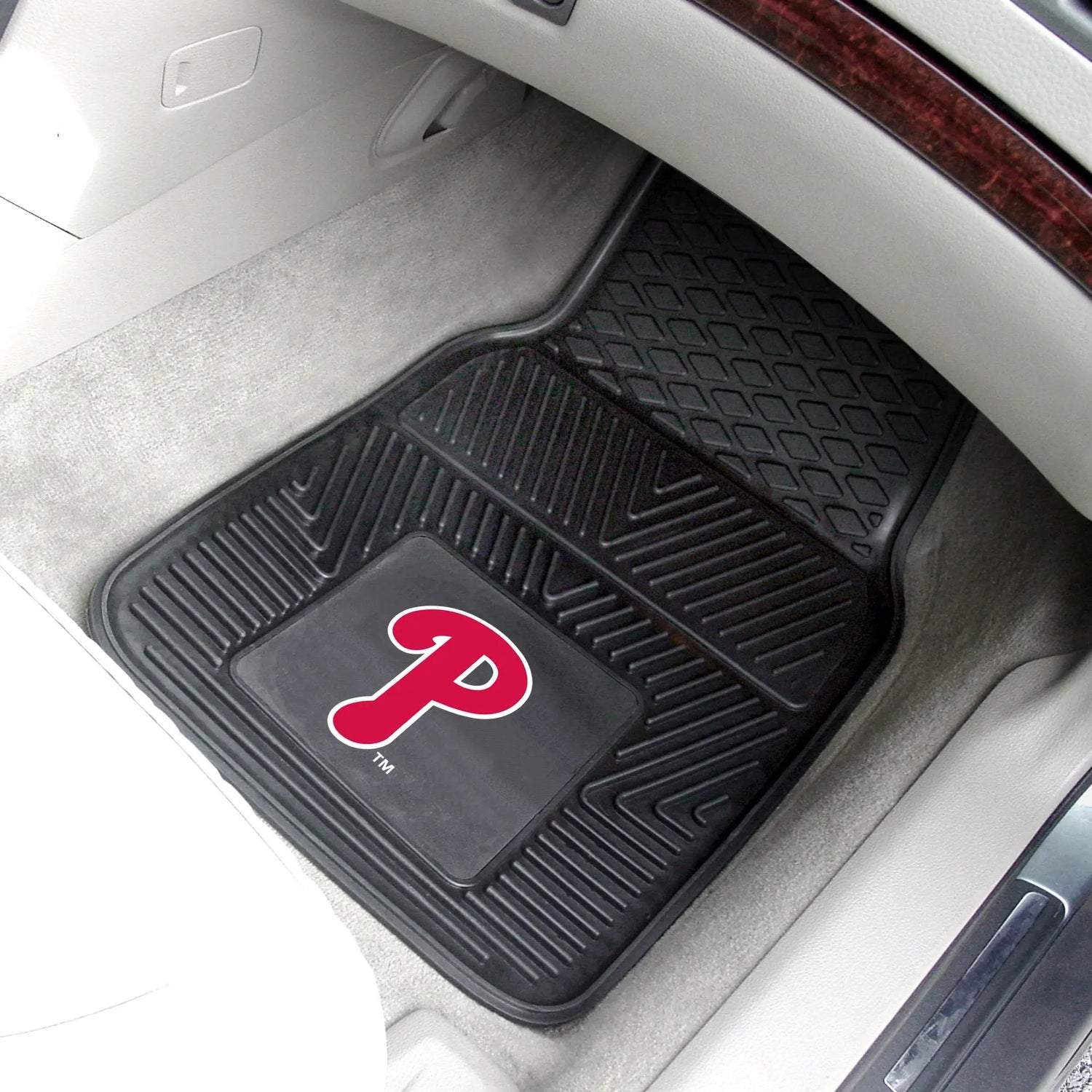 Fanmats Philadelphia Phillies 2pc Vinyl Car Mat Set Fanmats