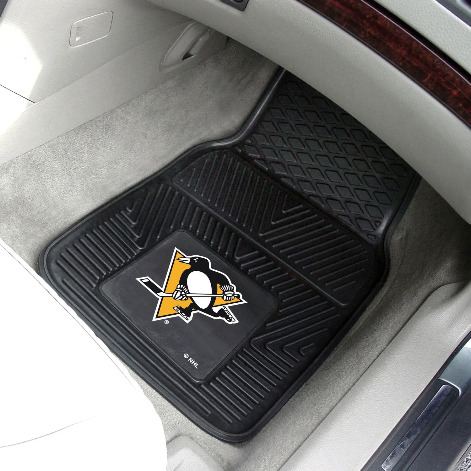 Fanmats Pittsburg Penguins 2pc Vinyl Car Mat Set Fanmats