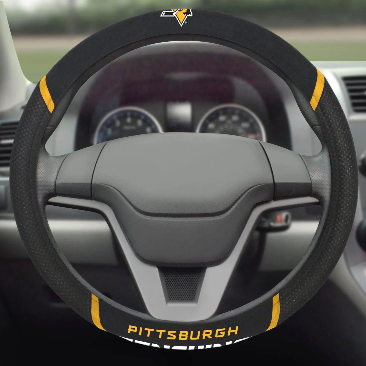 Fanmats Pittsburgh Penguins Steering Wheel Cover Fanmats