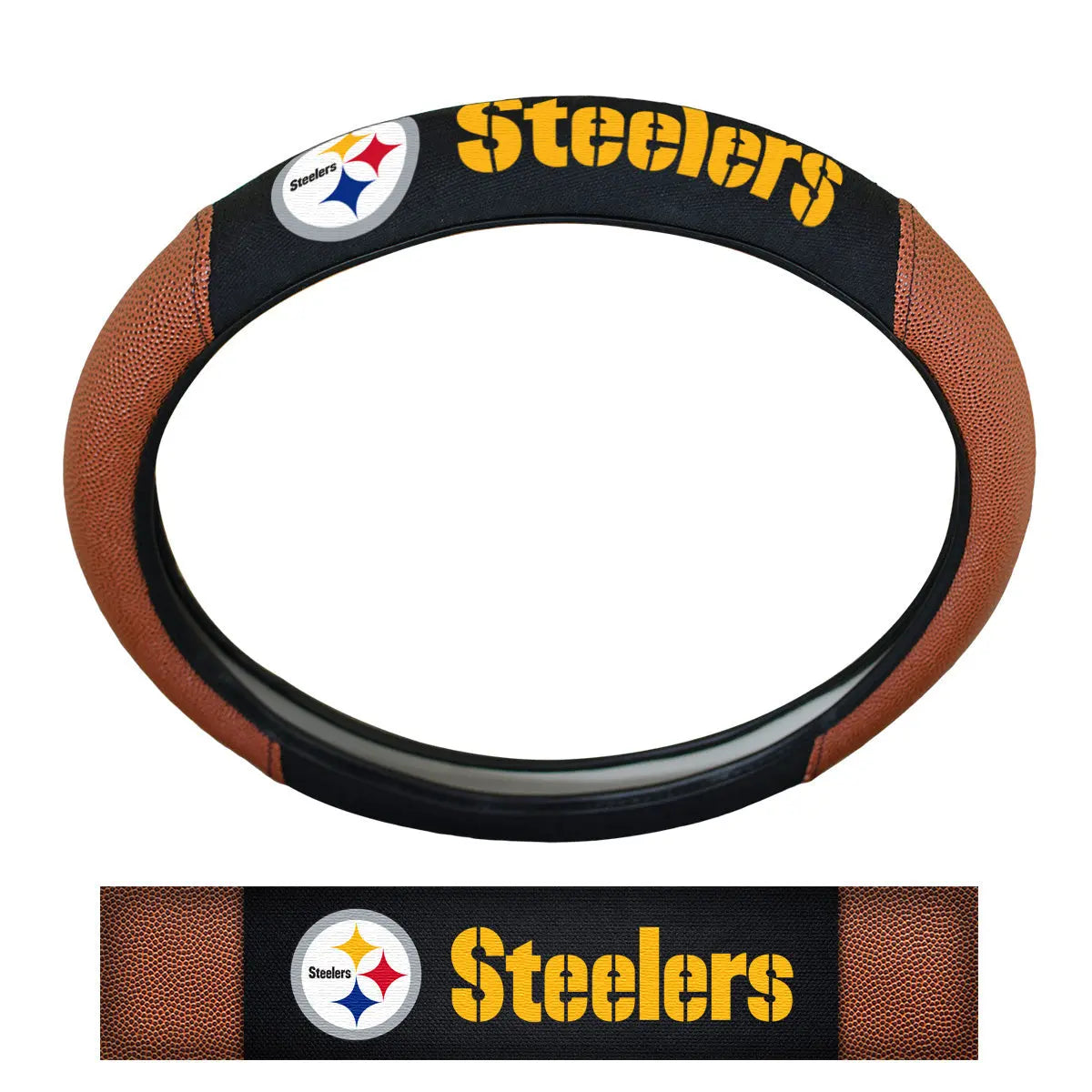 Fanmats Pittsburgh Steelers Sports Grip Steering Wheel Cover Fanmats