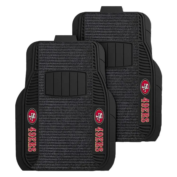 Fanmats San Francisco 49ers 2pc Deluxe Car Mat Set Fanmats