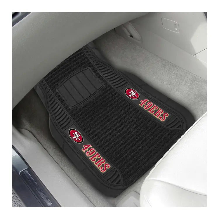 Fanmats San Francisco 49ers 2pc Deluxe Car Mat Set Fanmats