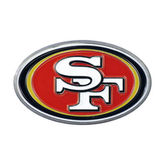 Fanmats San Francisco 49ers Emblem - Chrome Fanmats