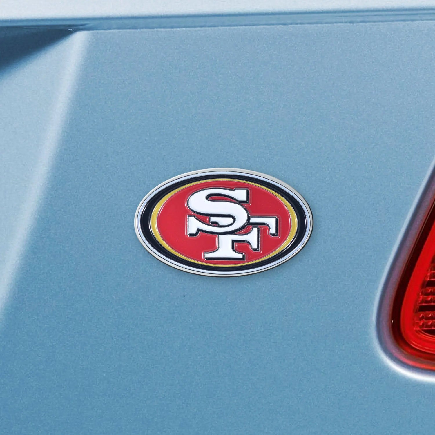 Fanmats San Francisco 49ers Emblem - Chrome Fanmats