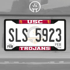 Fanmats Southern California Trojans Licc Plate Frame - Black Fanmats