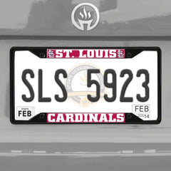 Fanmats St. Louis Cardinals License Plate Frame - Black Fanmats