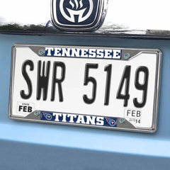 Fanmats Tennessee Titans License Plate Frame Fanmats