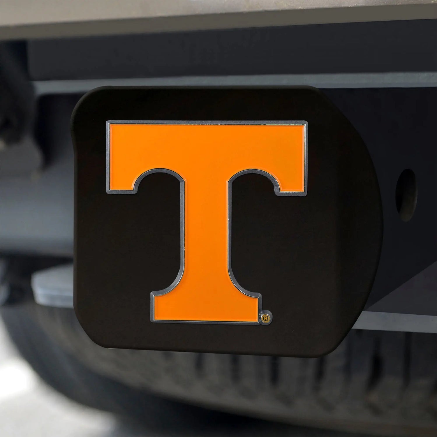 Fanmats Tennessee Volunteers Color Hitch Cover - Black Fanmats