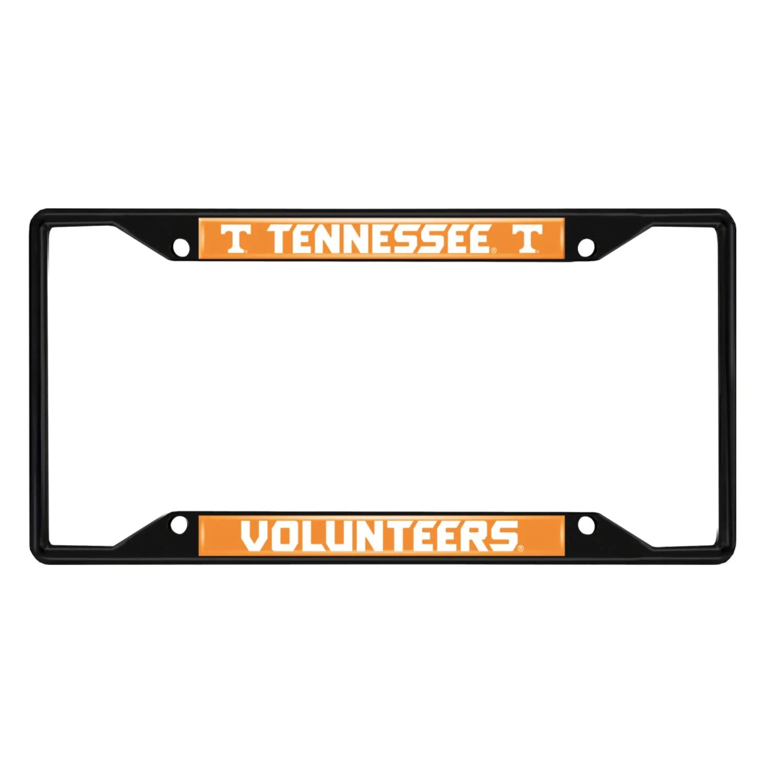 Fanmats Tennessee Volunteers License Plate Frame - Black Fanmats