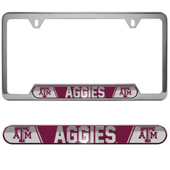 Fanmats Texas A&M Aggies Embossed License Plate Frame Fanmats