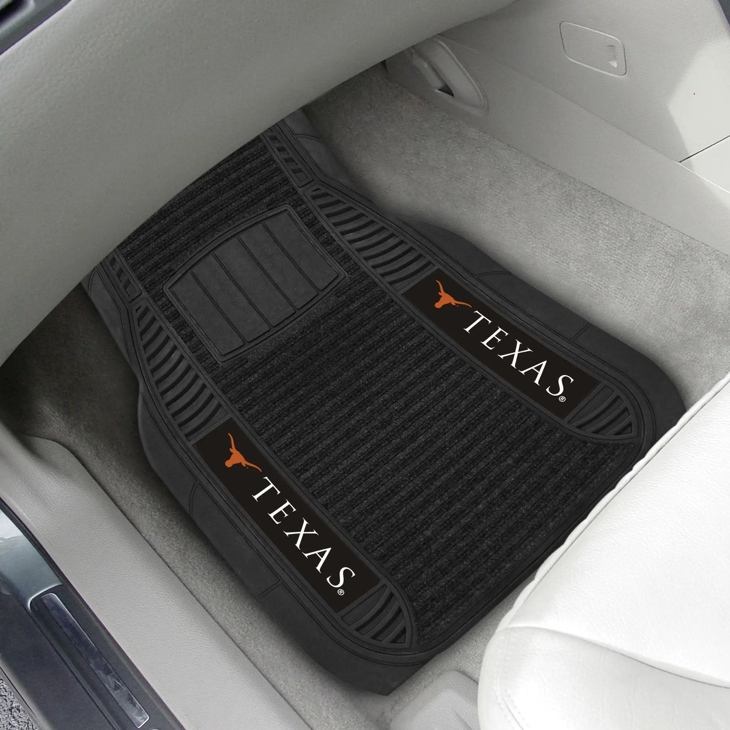 Fanmats Texas Longhorns 2pc Deluxe Car Mat Set Fanmats