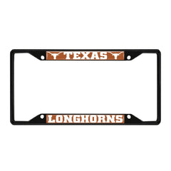 Fanmats Texas Longhorns License Plate Frame - Black Fanmats