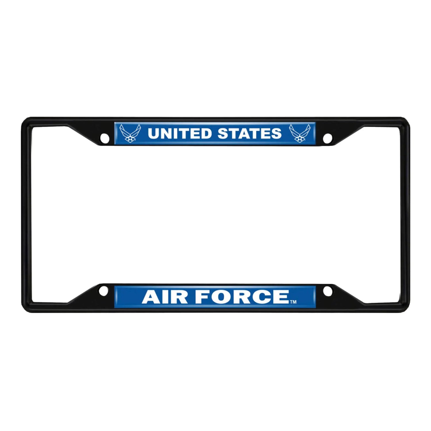 Fanmats U.S. Air Force License Plate Frame - Black Fanmats