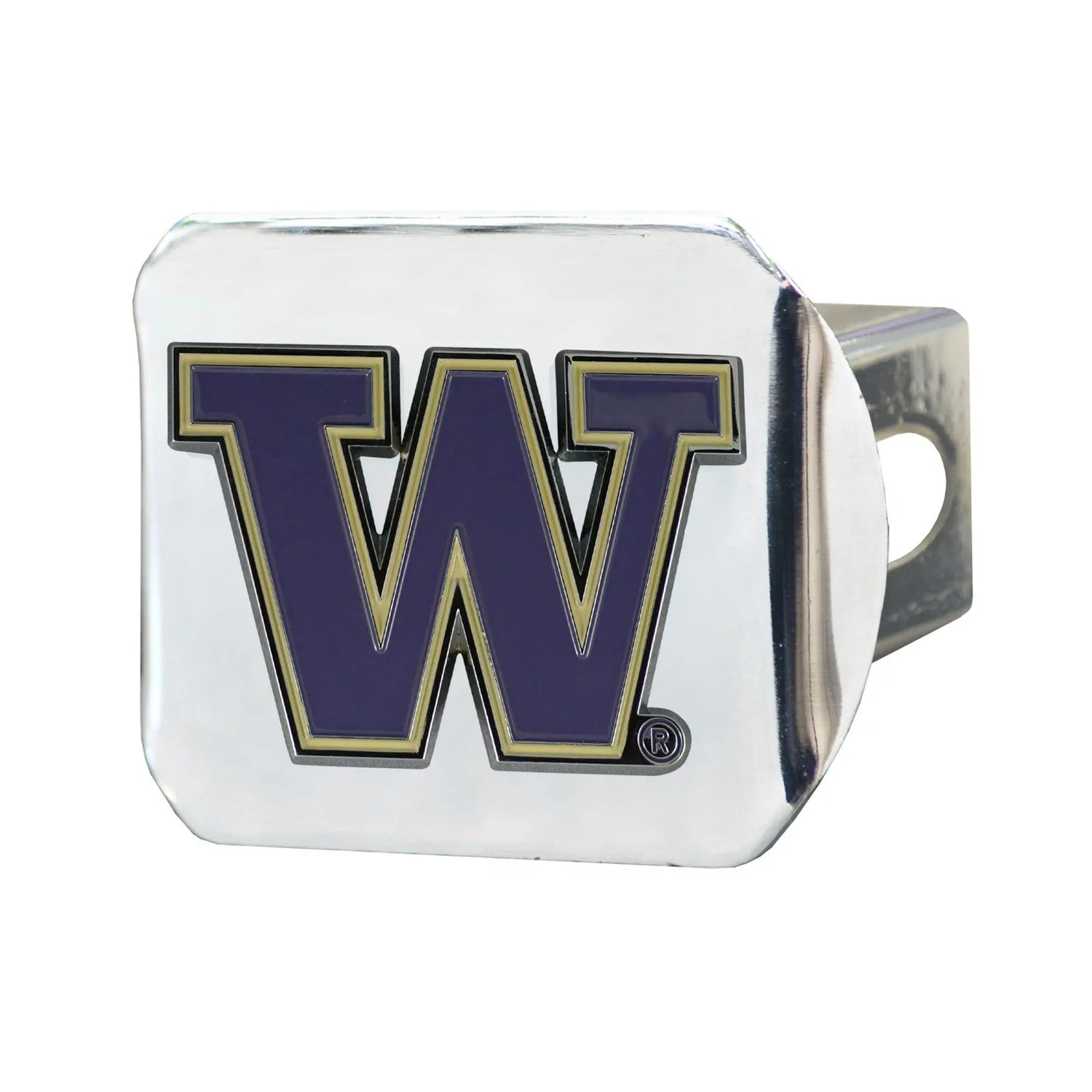 Fanmats Washington Huskies Color Hitch Cover - Chrome Fanmats