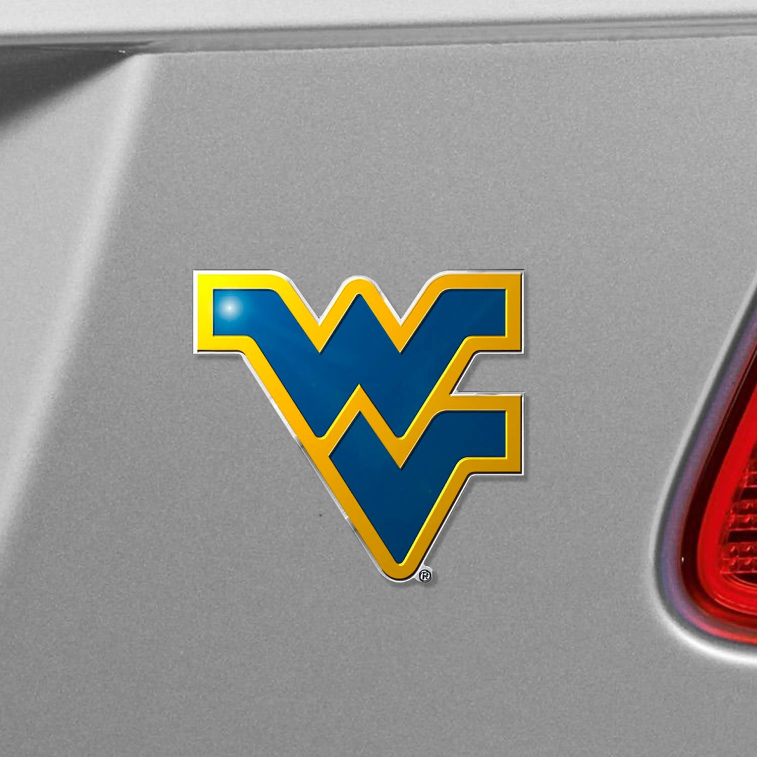 Fanmats West Virginia Mountaineers Embossed Color Emblem Fanmats