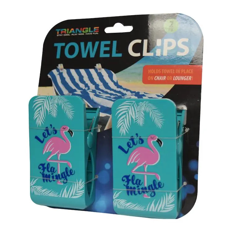 Flamingo Towel Clips PinkPro Beauty Supply