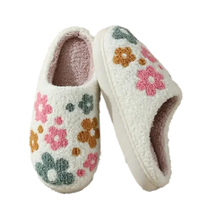 Floral Pattern Slippers - M/L PinkPro Beauty Supply