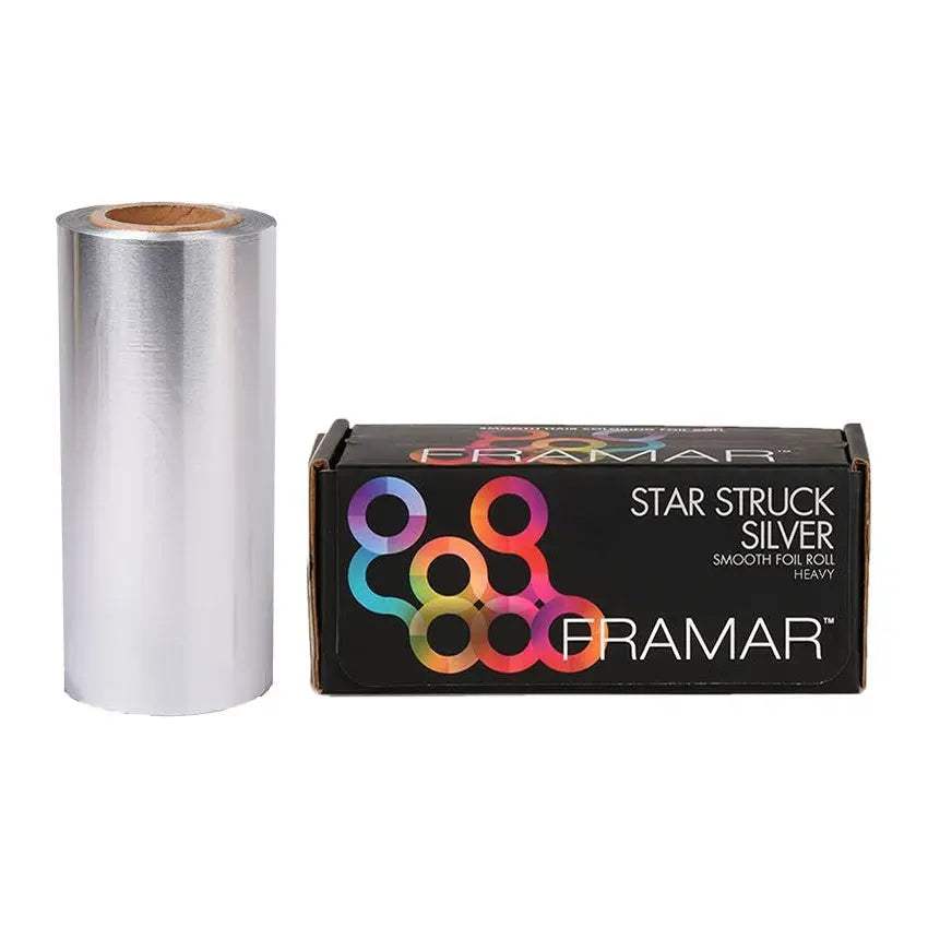 Framar Foil It Roll Small Heavy 280 Feet Star Struck Silver Framar