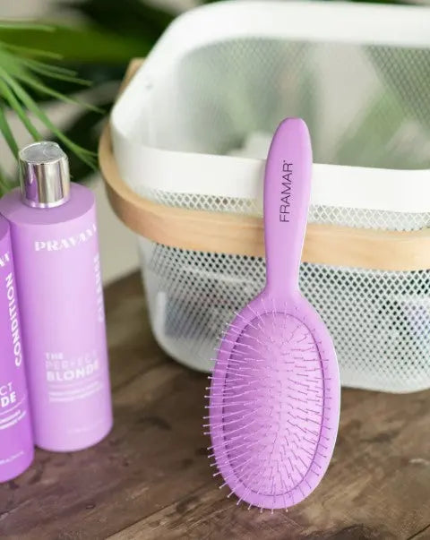 Framar Purple Reign - Detangle Brush* - PinkPro Beauty Supply