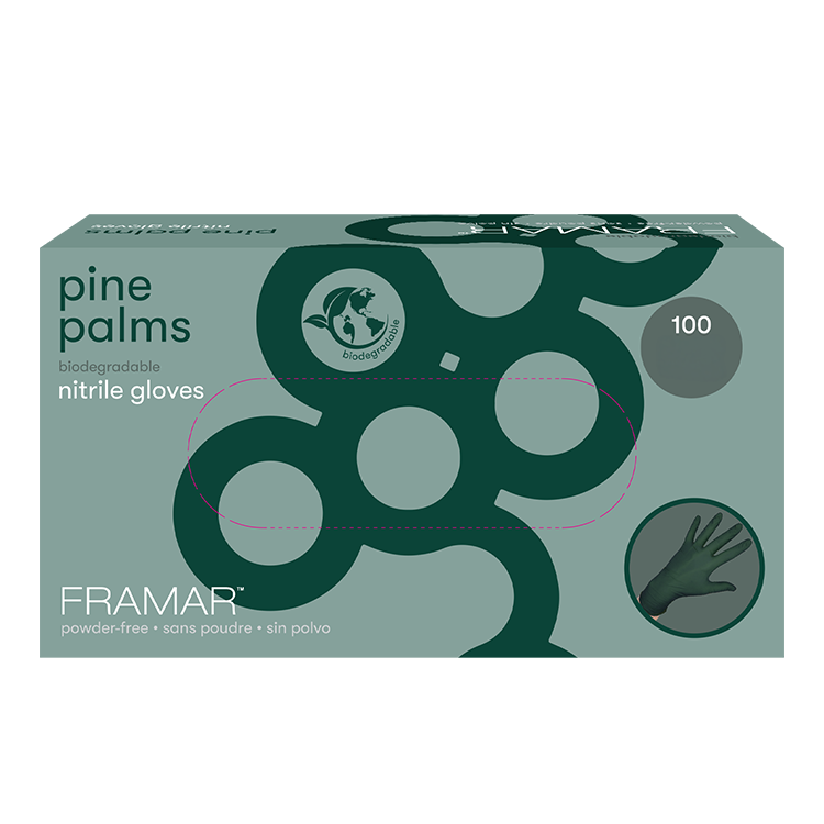 【無言可】In the Palm of Your Hand CF他5枚【fab】 Framar Pine Palms Nitrile Glove- Small - PinkPro Beauty Supply