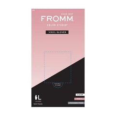 Fromm Vinyl Powder Free Gloves 100 Count Large Fromm