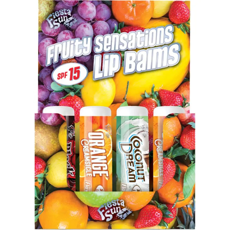 Fruit Scentsations Lip Balm Display Box PinkPro Beauty Supply