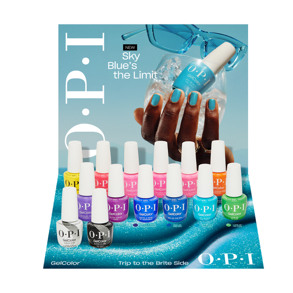 OPI Trio Trip to the Brite Side Collection - 14 Piece Display