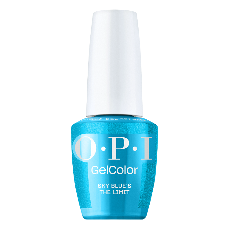 OPI GelColor Intelli-Gel Summer Trip to the Brite Side Collection - Sky Blue's The Limit 0.5 oz.