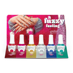 Gelish A Fuzzy Feeling Collection 6 Piece Display Gelish & Morgan Taylor