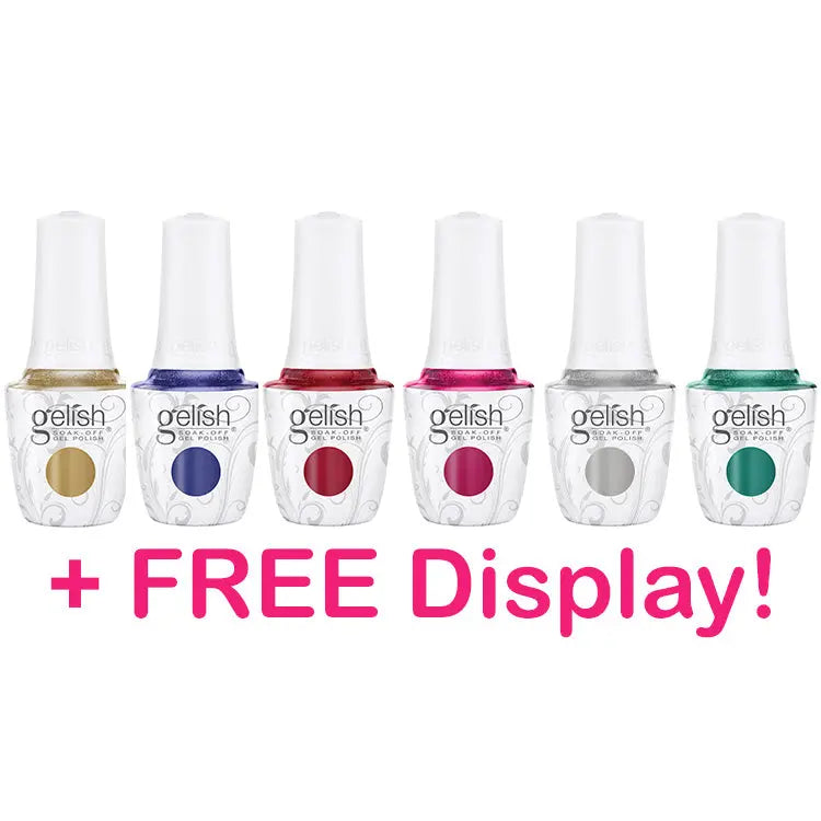 Gelish A Fuzzy Feeling Collection 6 Piece Display Gelish & Morgan Taylor