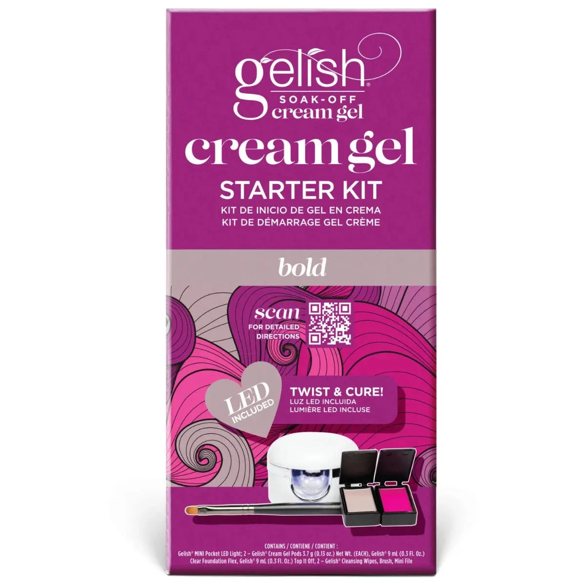 Gelish Cream Gel Bold Starter Kit Gelish & Morgan Taylor