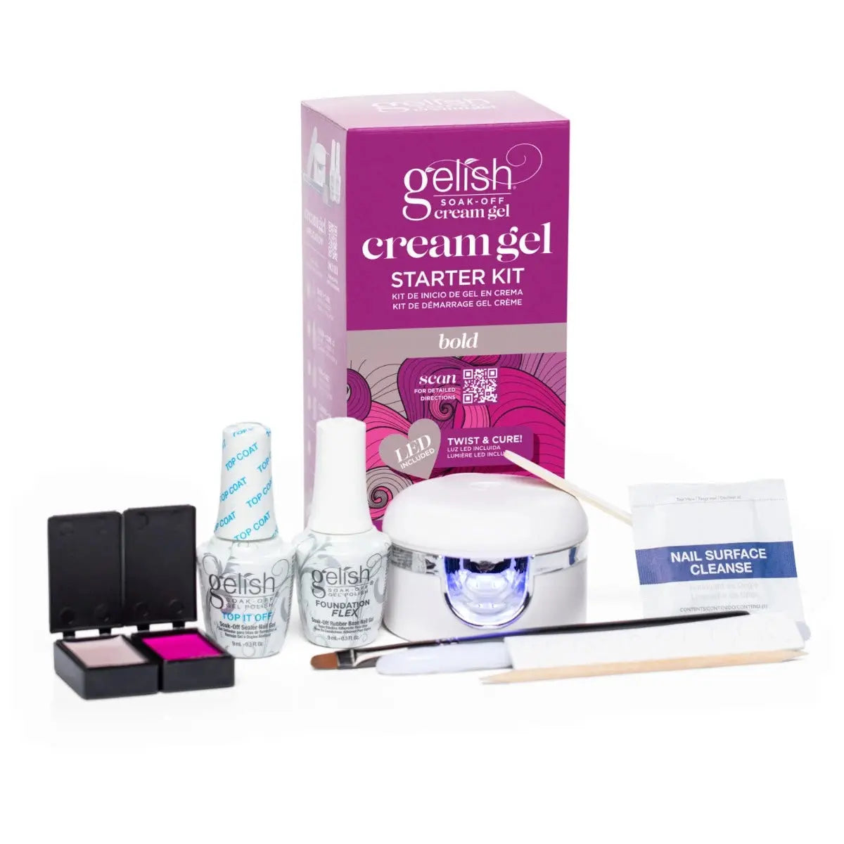 Gelish Cream Gel Bold Starter Kit Gelish & Morgan Taylor