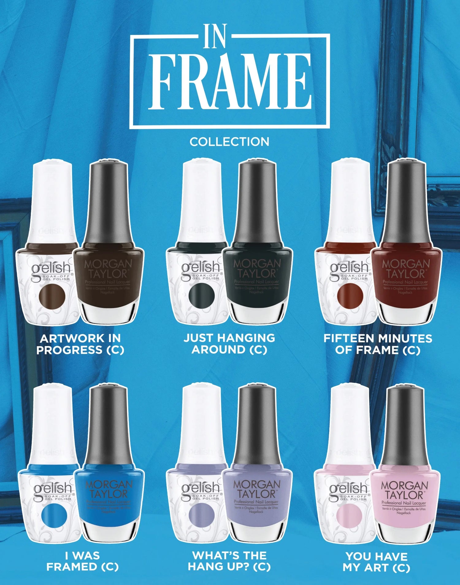 Gelish In Frame Collection You Have My Art 0.5 oz. Gelish & Morgan Taylor