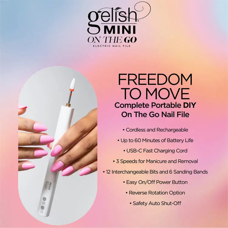 Gelish Mini On The Go Electric Nail File Gelish & Morgan Taylor