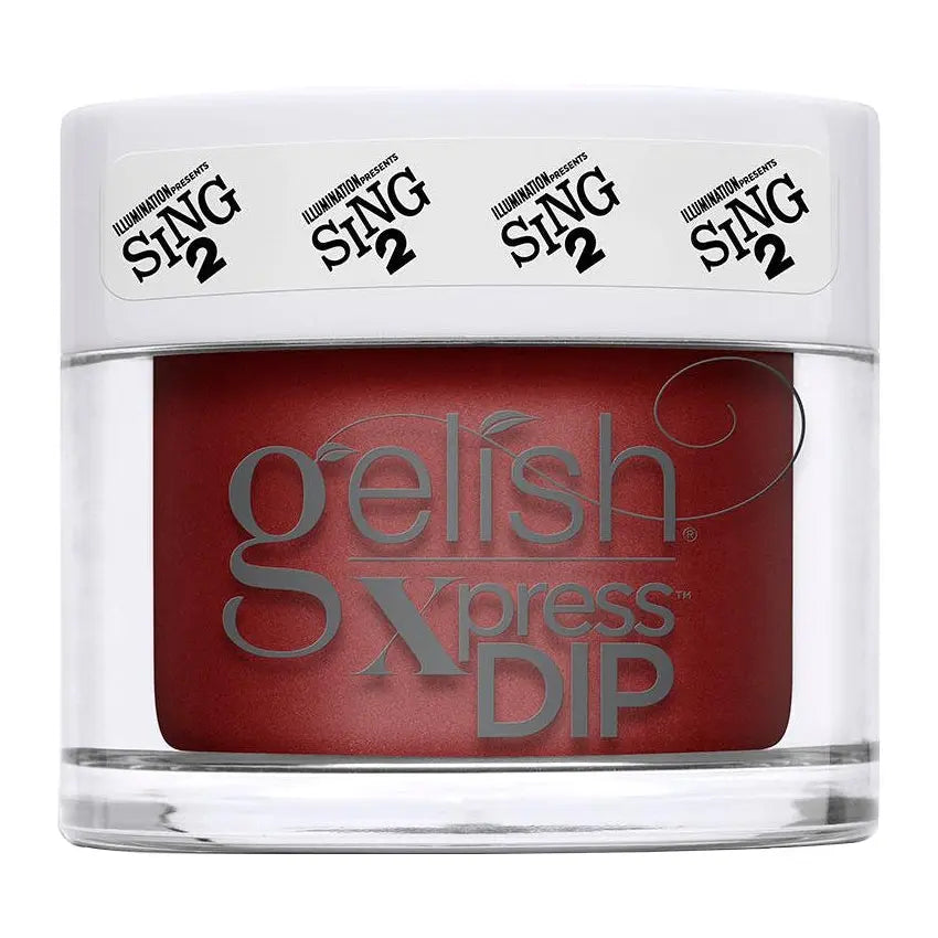 Gelish Xpress Dip 1.5 oz. Red Shore City Rouge Gelish & Morgan Taylor