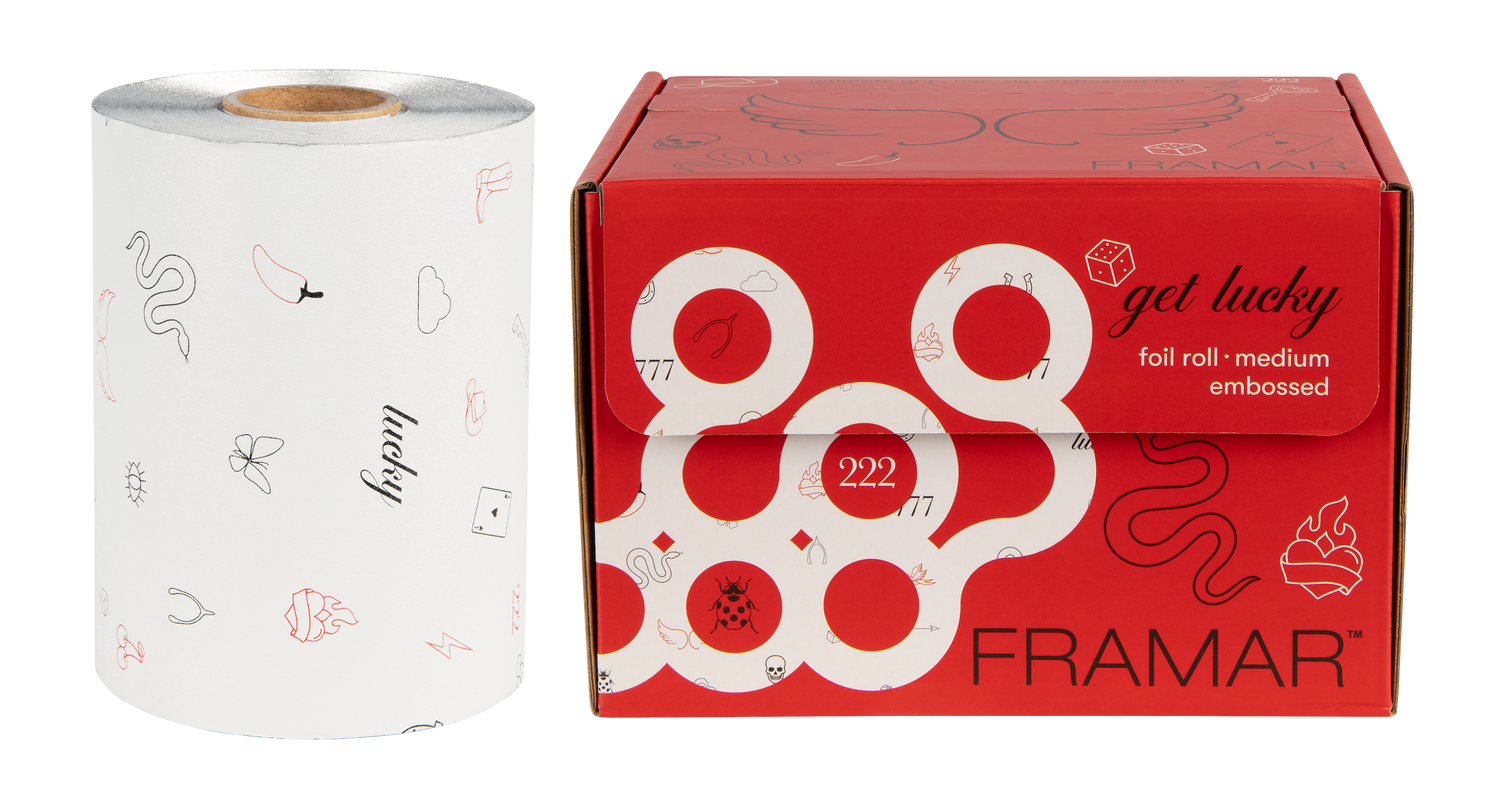 Framar Get Lucky Embossed Foil Roll - 320 Feet