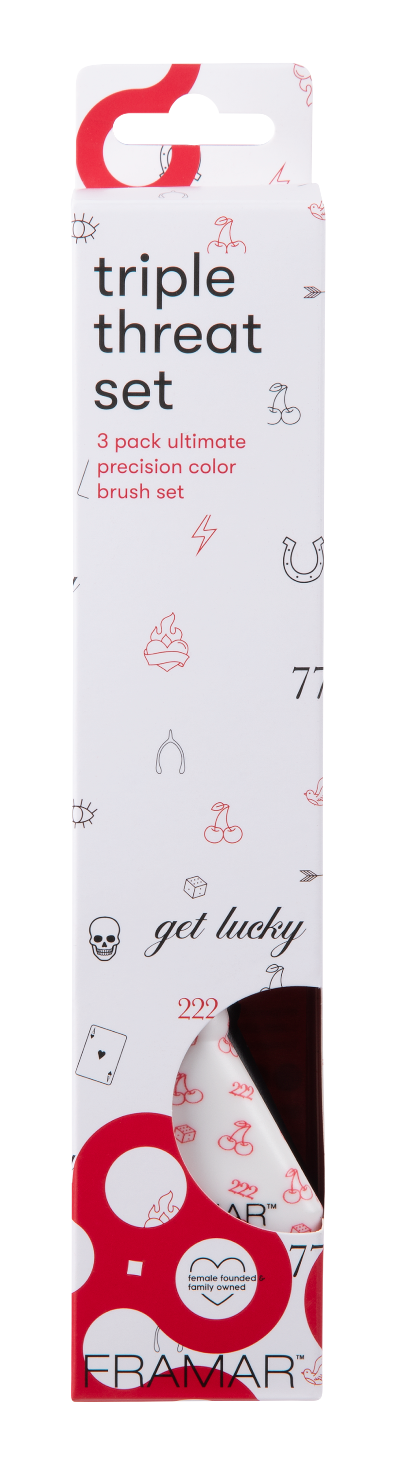 Framar Get Lucky Embossed Triple Threat Set - 3 Pack