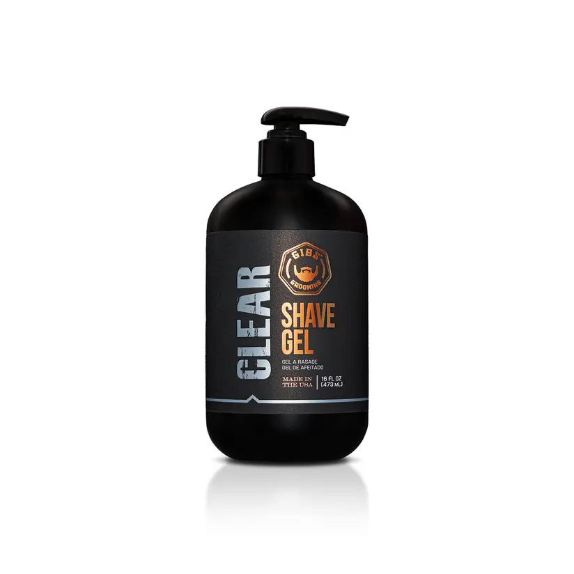 Gibs Clear Shave Gel 16 oz. (NEW IMPROVED FORMULA!) Gibs Grooming