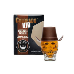 Gibs Colorado Kid Beard, Hair & Tattoo Oil in Glass Skull 1 fl oz. Gibs Grooming