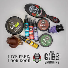 Gibs Colorado Kid Beard, Hair & Tattoo Oil in Glass Skull 1 fl oz. Gibs Grooming