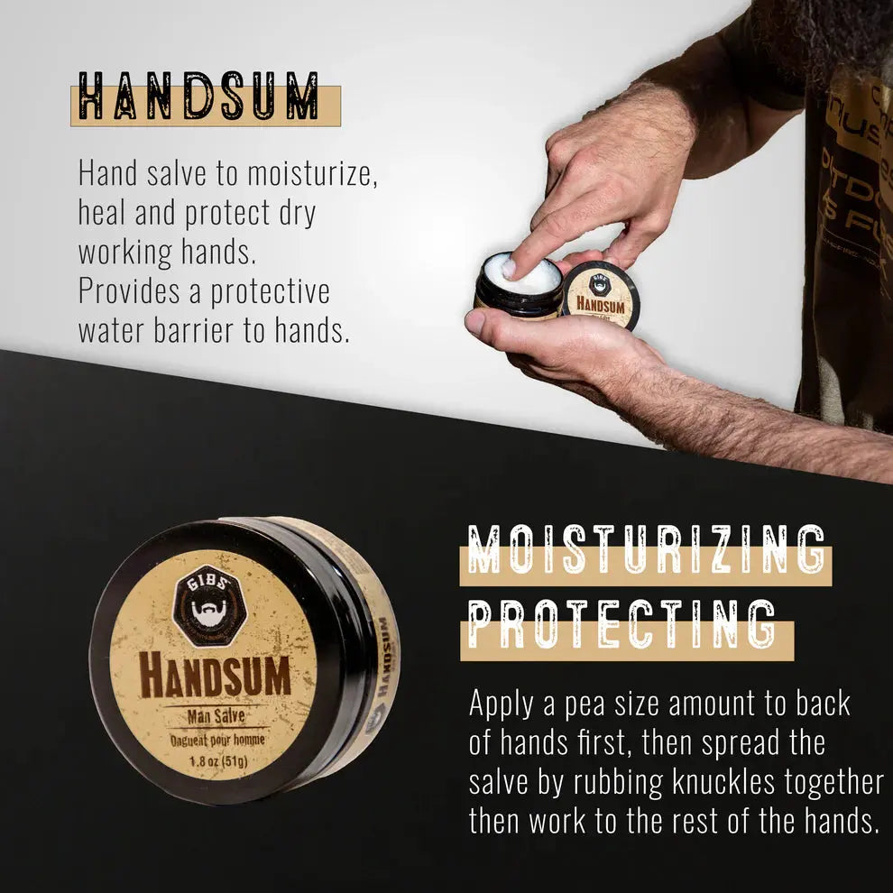 Gibs Handsum Man Salve 1.8 oz. Gibs Grooming