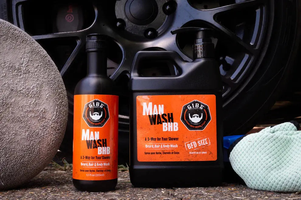 Gibs Man Wash Beard, Hair & Body 12 oz. Gibs Grooming