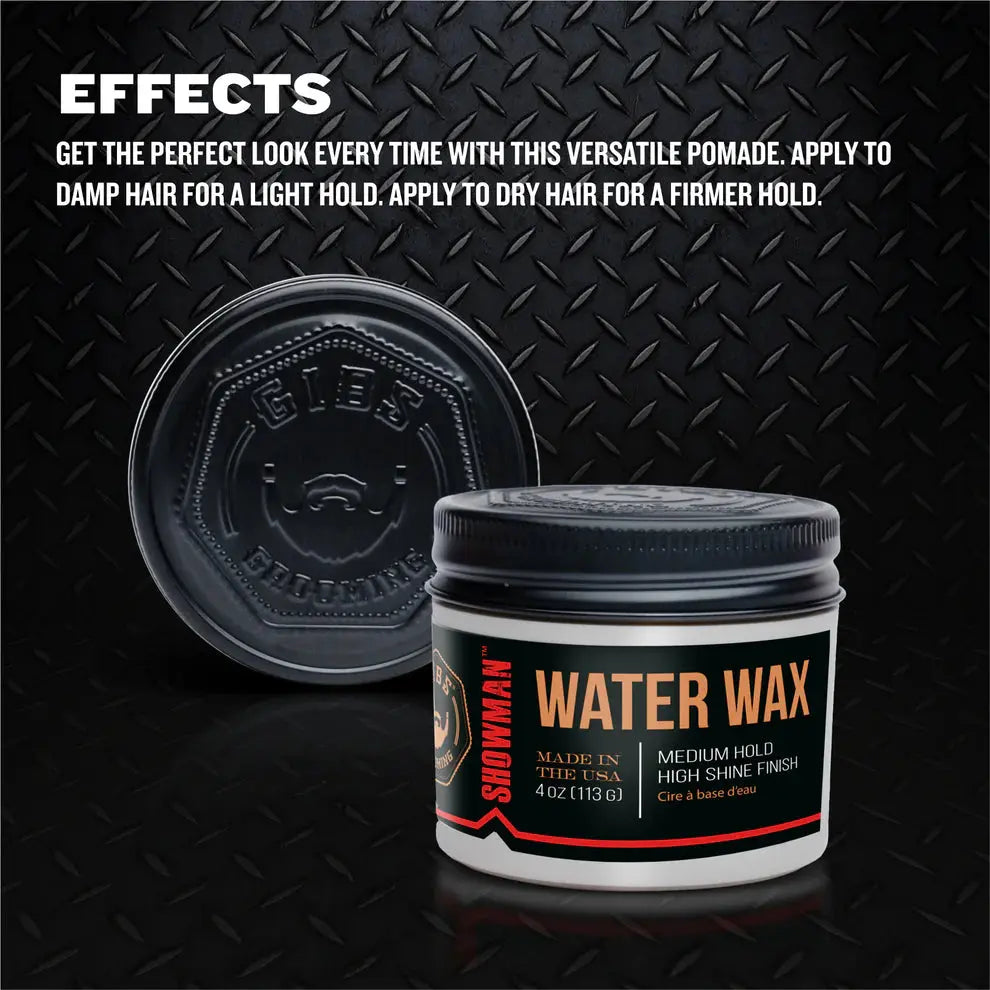 Gibs Showman Water Wax - 4 oz. Gibs Grooming