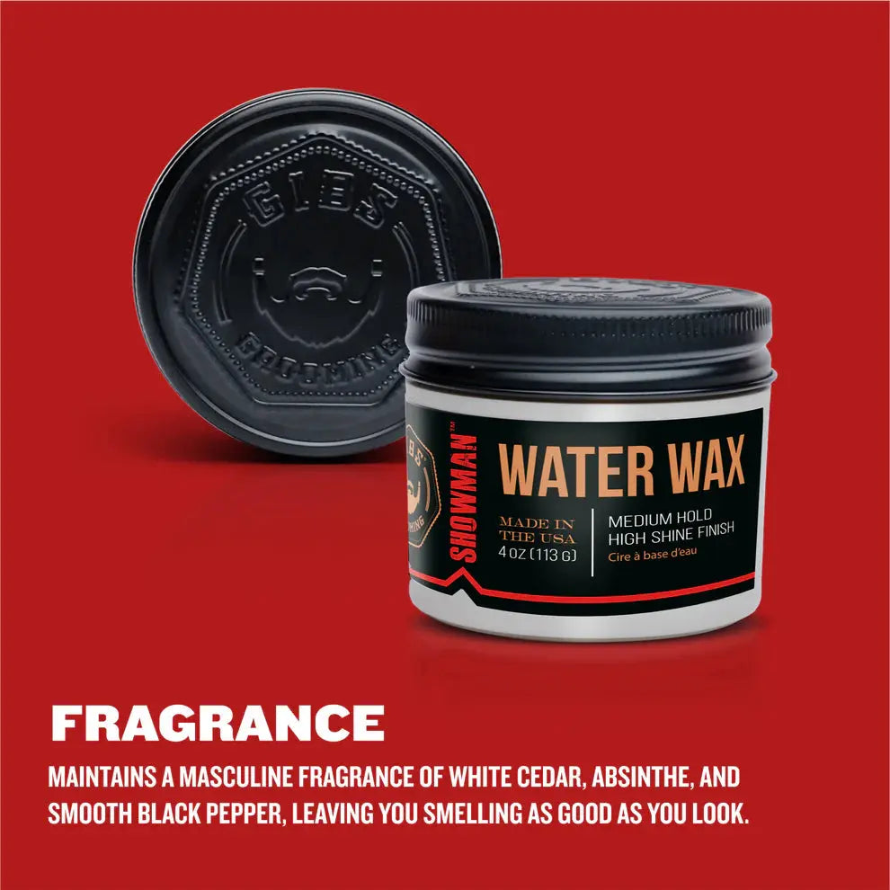 Gibs Showman Water Wax - 4 oz. Gibs Grooming