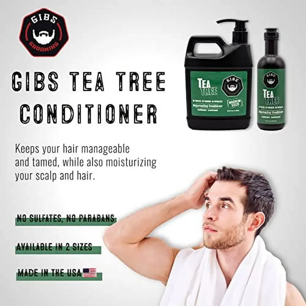 Gibs Tea Tree Conditioner Backbar Bag - 100 oz. Gibs Grooming