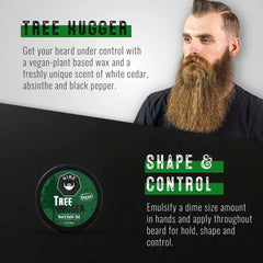 Gibs Tree Hugger Vegan Beard Balm - 2 oz. Gibs Grooming